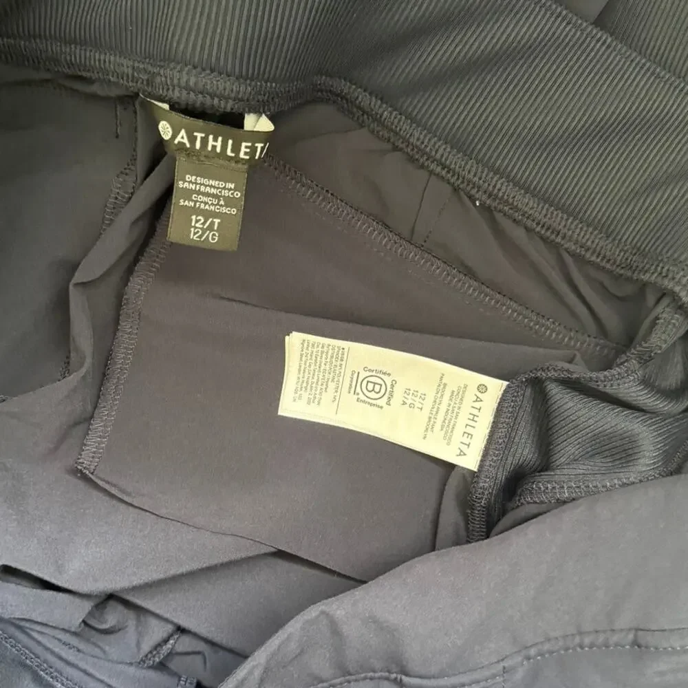 Athleta Brooklyn Mid-Rise Ankle Pant in Navy Size 12 Tall - Picture 5 of 5